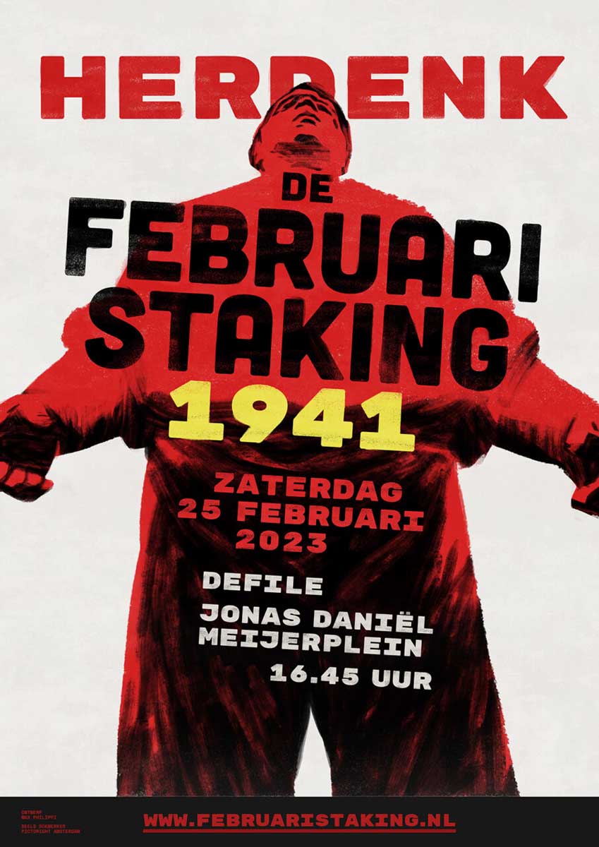 Poster 2023 Februaristaking - Richard Niessen