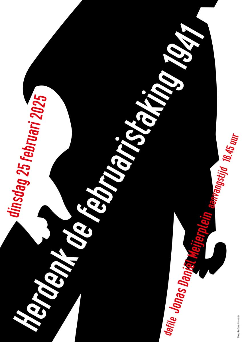 Poster 2025 Februaristaking - Max Kisman